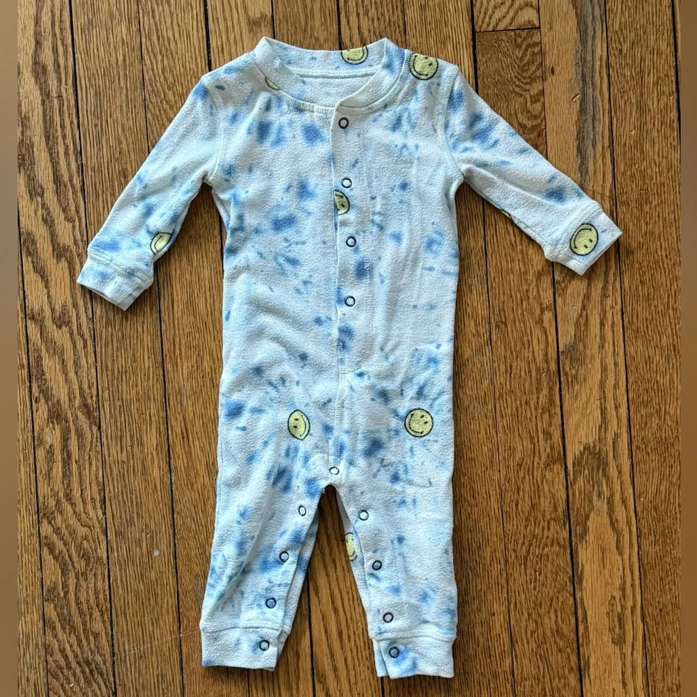 PJ Salvage Smiley One Piece - Size 3-6 Months